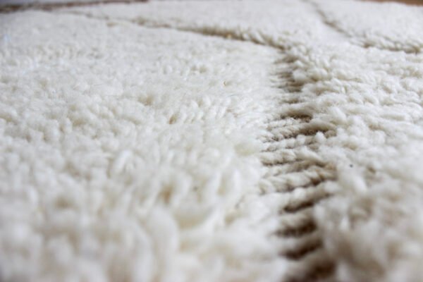 Tapis blanc berbère