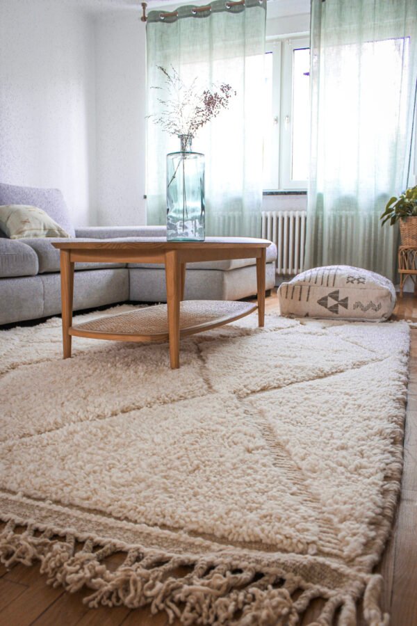 Tapis Anqa blanc zellia rugs